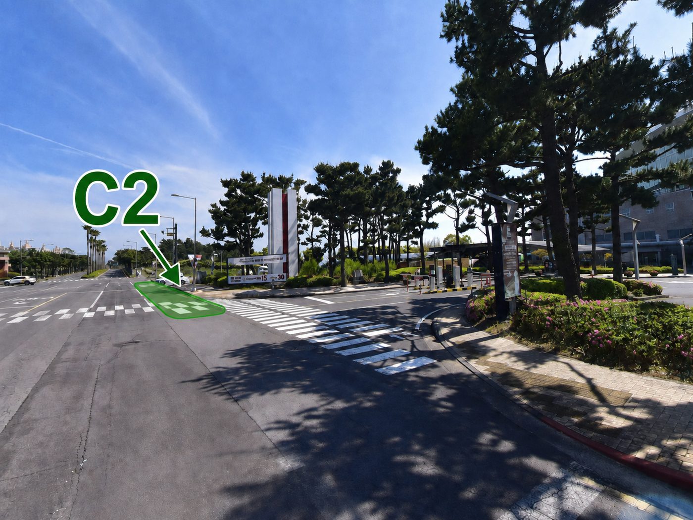 C2 boarding point