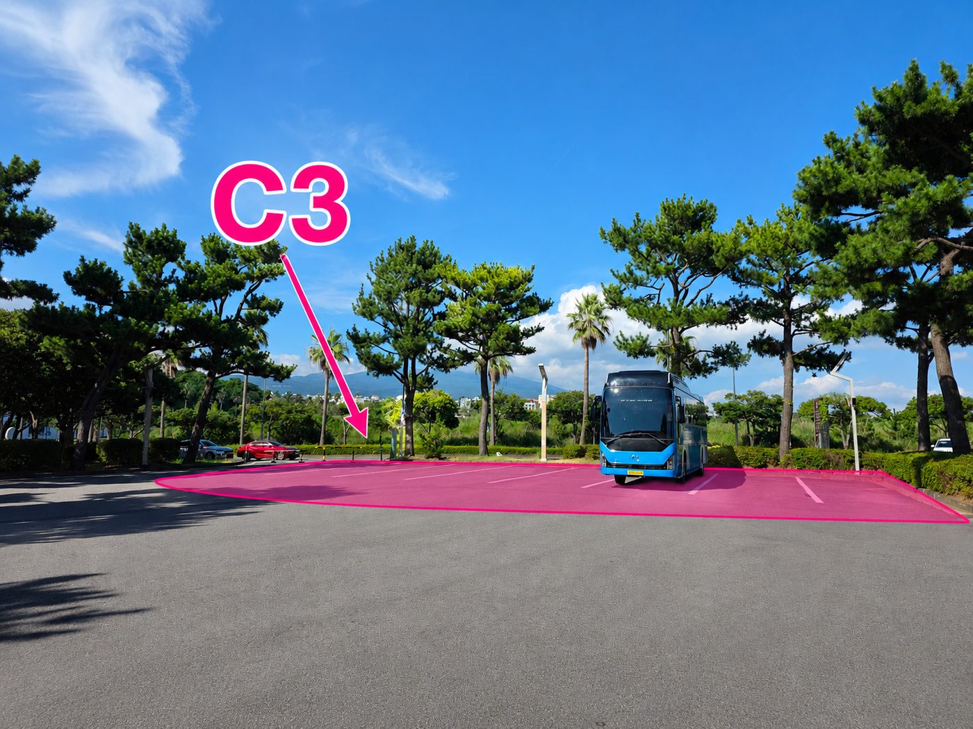 C3 boarding point