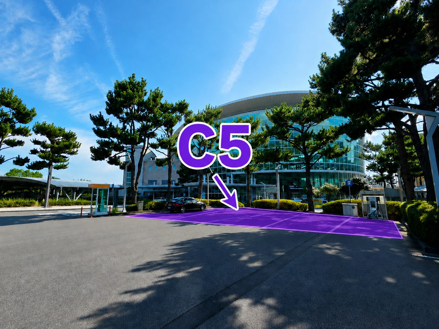 C5 boarding point